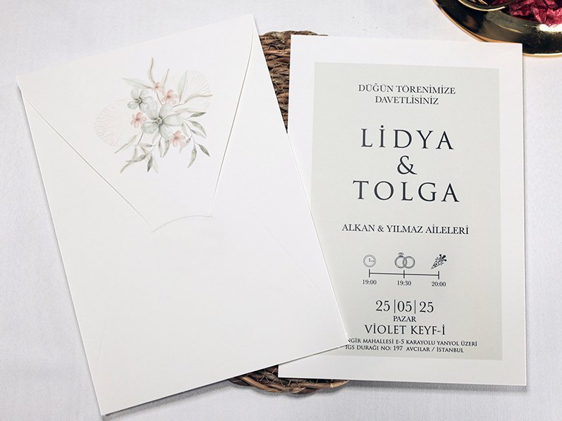 Armoni Davetiye/2424 Mühürsüz