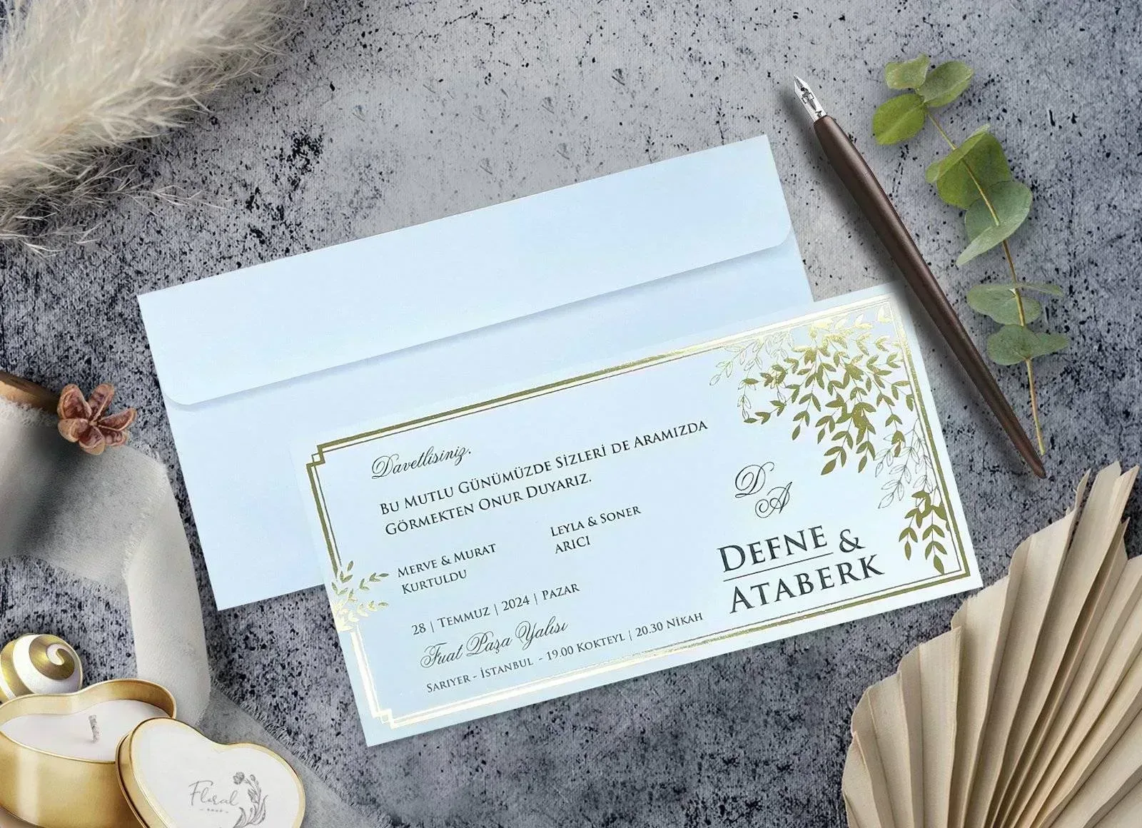 7098 Elegance Yeni Davetiye
