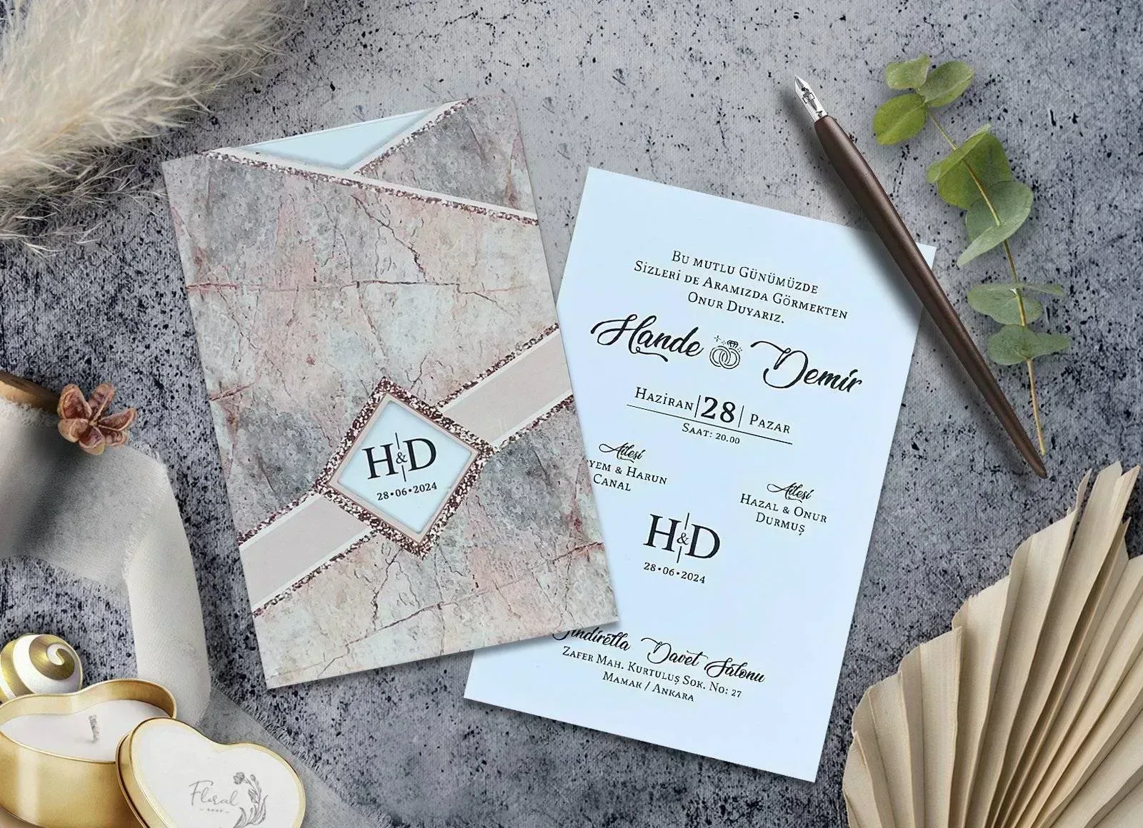 7052 Elegance Yeni Davetiye