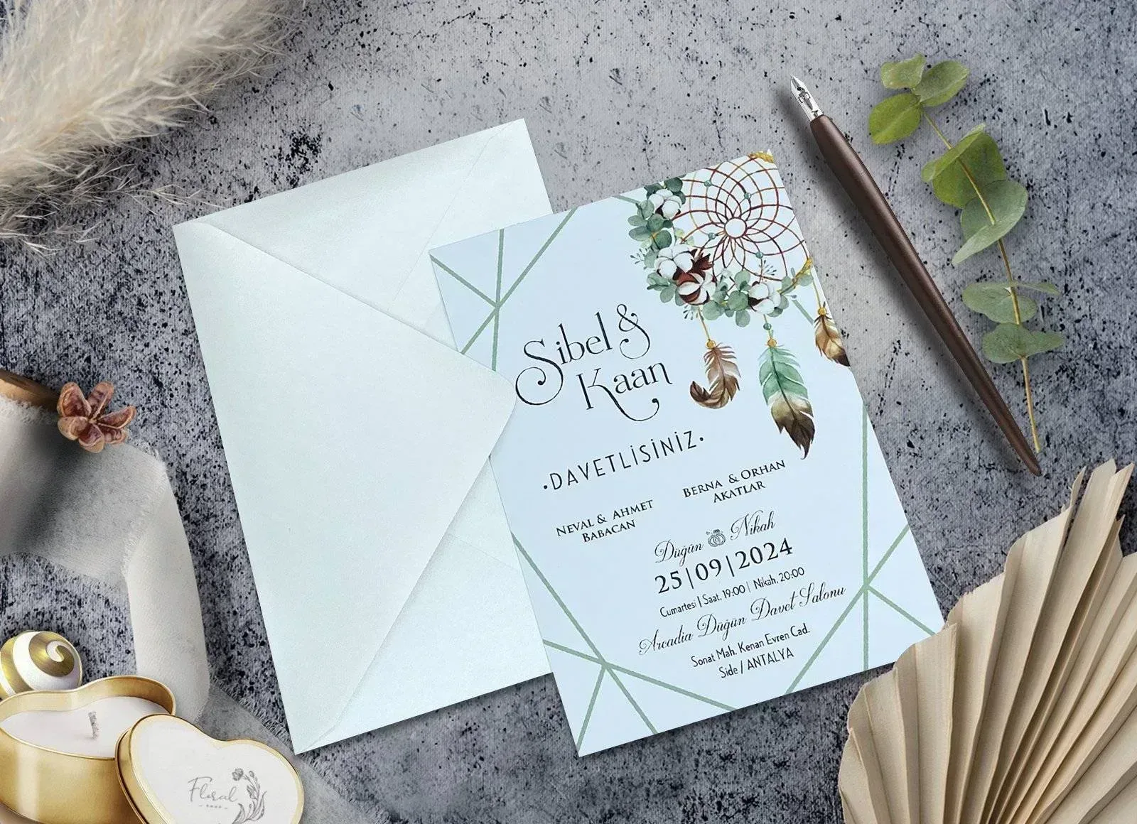 7102 Elegance Yeni Davetiye